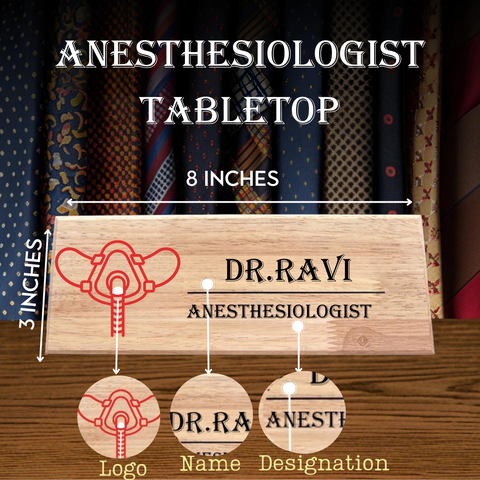 Customized Desktop Name Plate for Doctor | Best doctor gift |