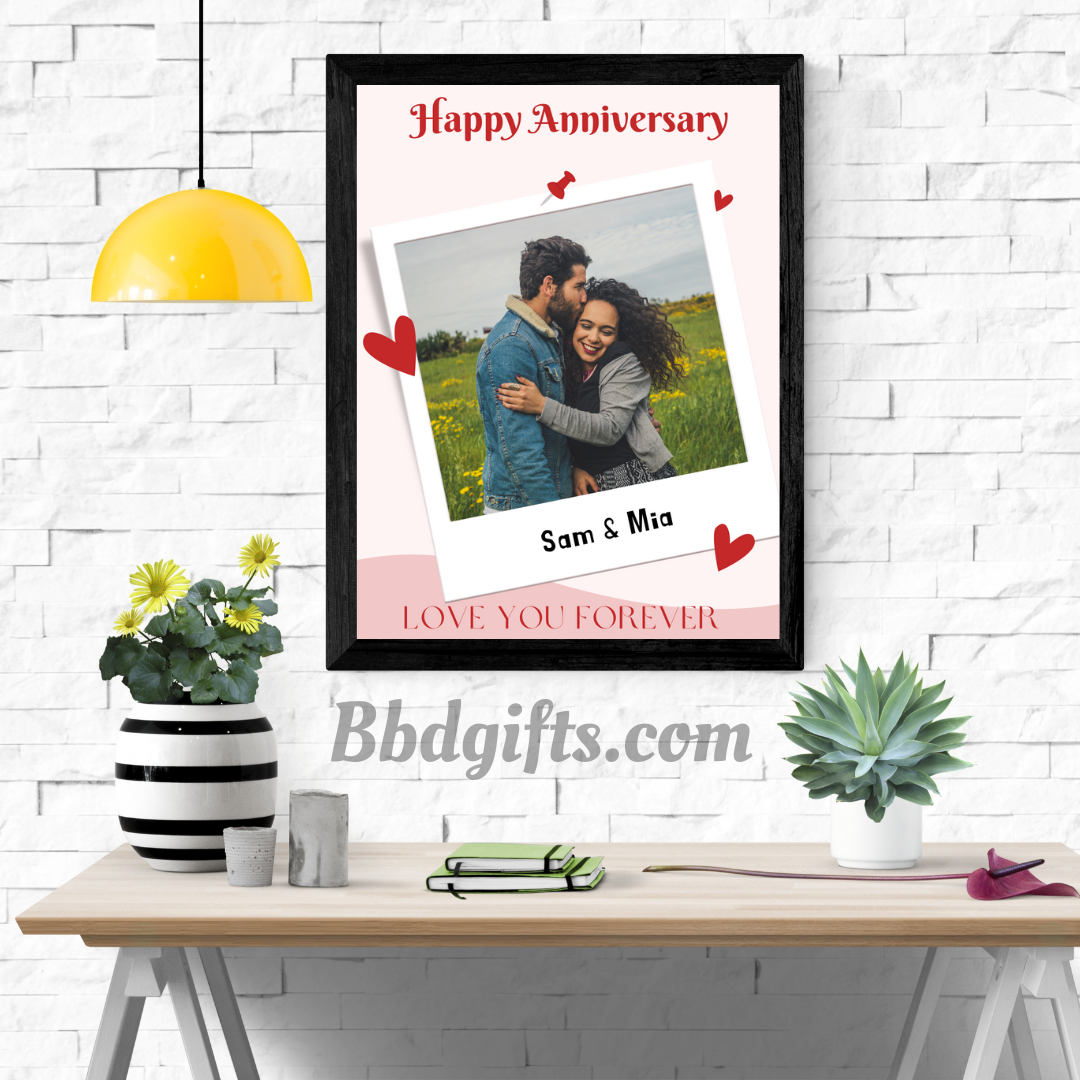 Personalized Couple Frame | Anniversary Frame| Gift for Couples | - BBD GIFTS