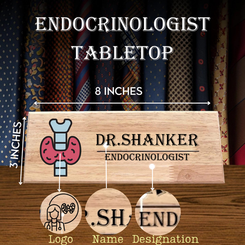 Customized Desktop Name Plate for Doctor | Best doctor gift |