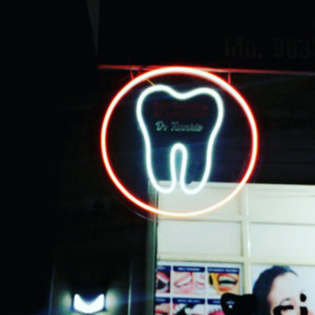 Neon sign for dentist | led neon sign | Dentist Sign for neon | Tooth neon sign | Dental Clinic Neon Sign