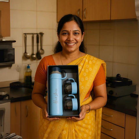 Alexa Flask Cup Gift Set