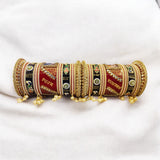 Bridal chura | Wedding Bangle set | Designer Chuda | Handmade indian bangles