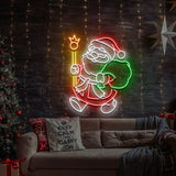 Best Christmas Gift - Santa Claus Neon Sign