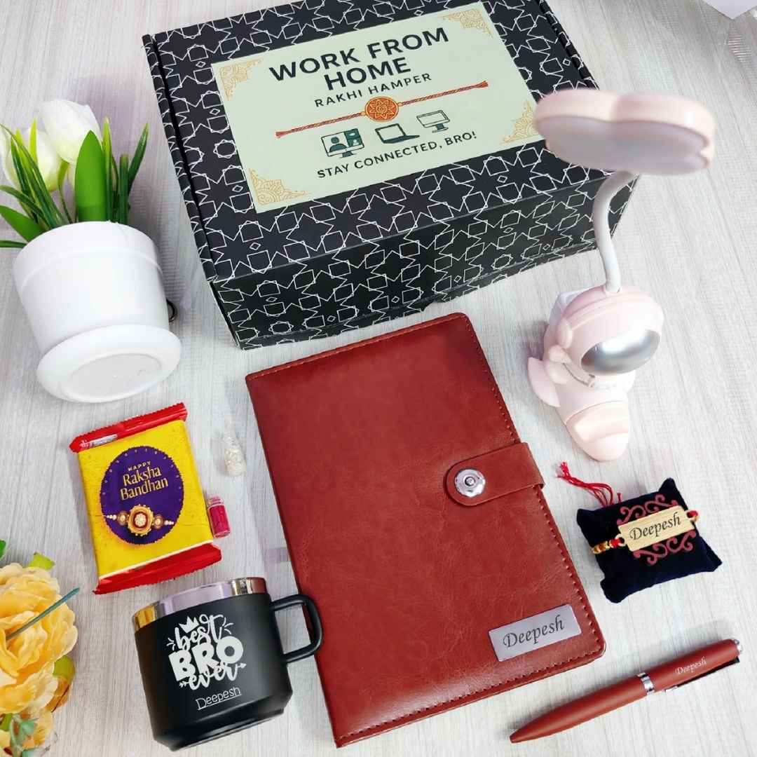 Work From Home Wala Bhai Hamper – Premium Rakhi Gift Set