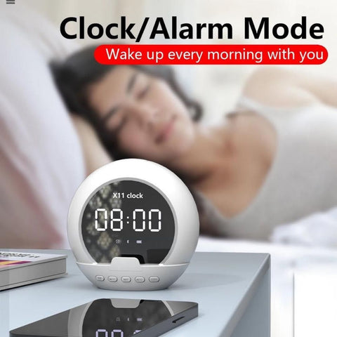 X11 Bluetooth Speaker with Alarm & Digital Clock – Father’s Day Gift