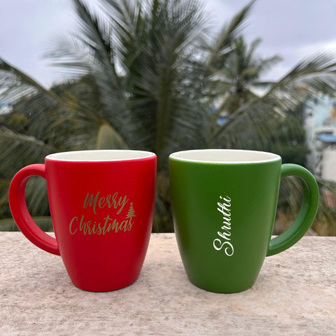 Christmas Bistro Mug - Personalized Festive Gift