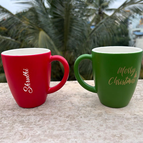 Christmas Bistro Mug - Personalized Festive Gift