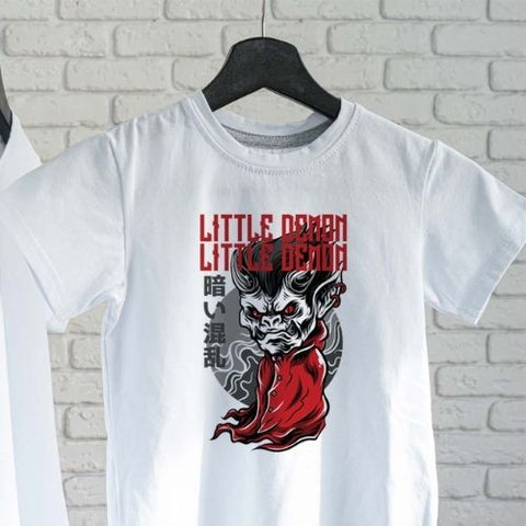 Customized White Cotton T-Shirt with Name, Logo, or Photo