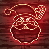 Santa Claus Neon Sign for Christmas - Festive LED Holiday Decor