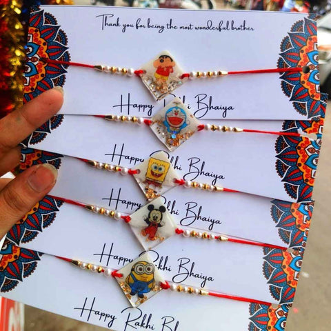 Custom Cartoon Rakhi for Kids