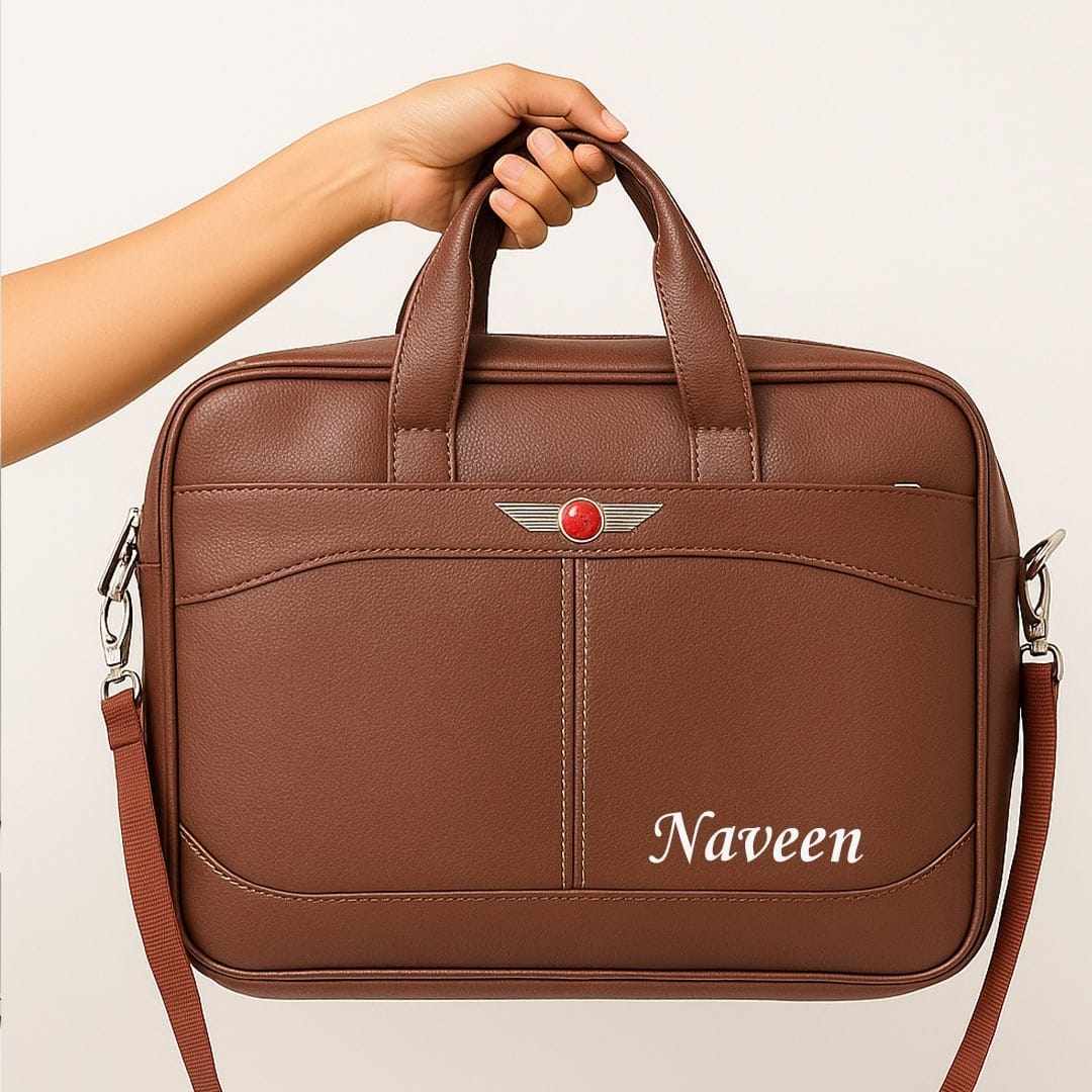 Custom Leather Laptop Bag