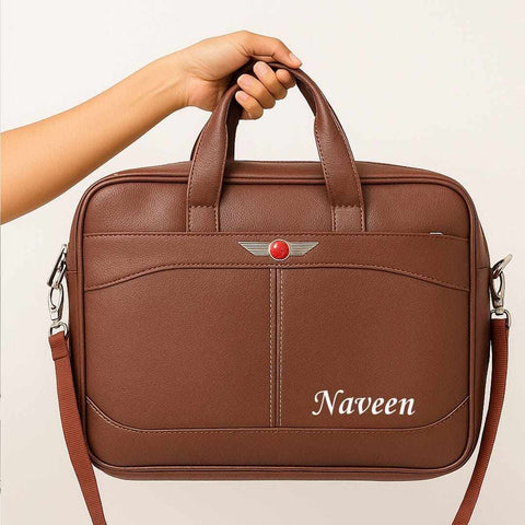 Custom Leather Laptop Bag