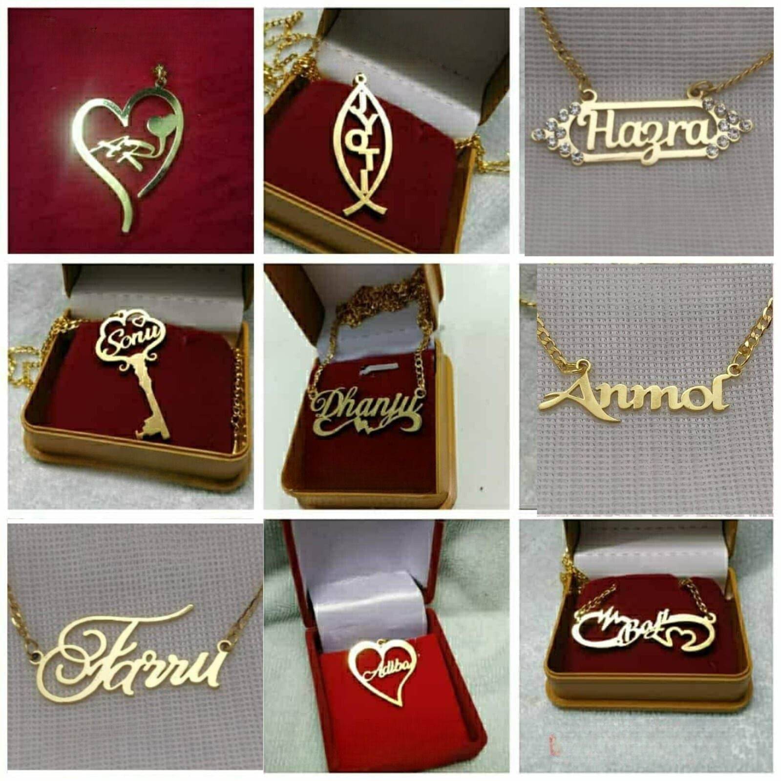 Customized Name Pendant Customized Necklace Name Necklace Gift For Her