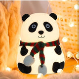 Cute Panda Table Lamp - Squishy, Color-Changing, USB Rechargeable