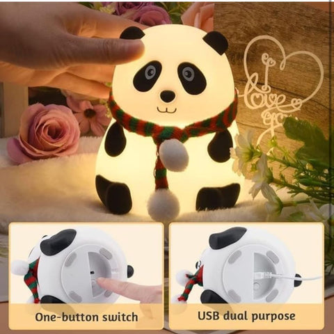 Cute panda table lamp