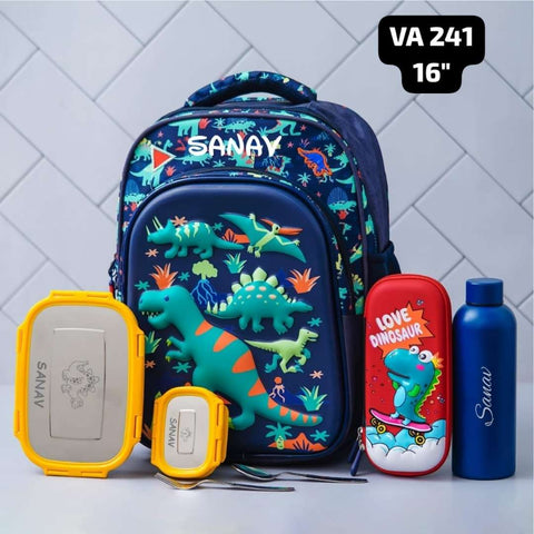 Personalized Dinosaur School Hamper