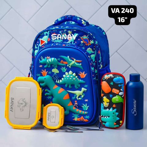 Personalized Dinosaur School Hamper