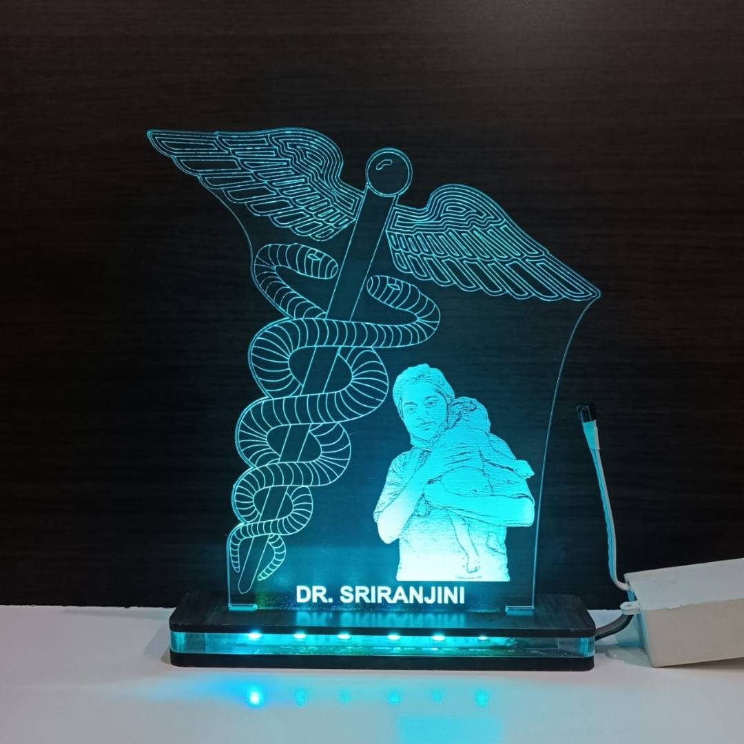 Doctor LED Table Top with Name Customization – BBD GIFTS