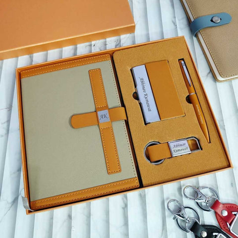 Customised Dual Shade Diary Gift Hamper