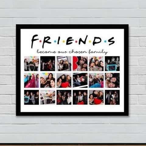 Custom Friends Photo Collage Frame