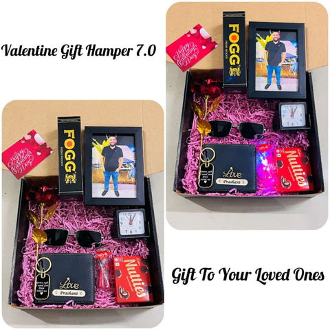 Valentine's Day Gift Hamper for Him With Sunglasses & 24k Rose