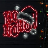 HO HO HO Christmas Neon Sign