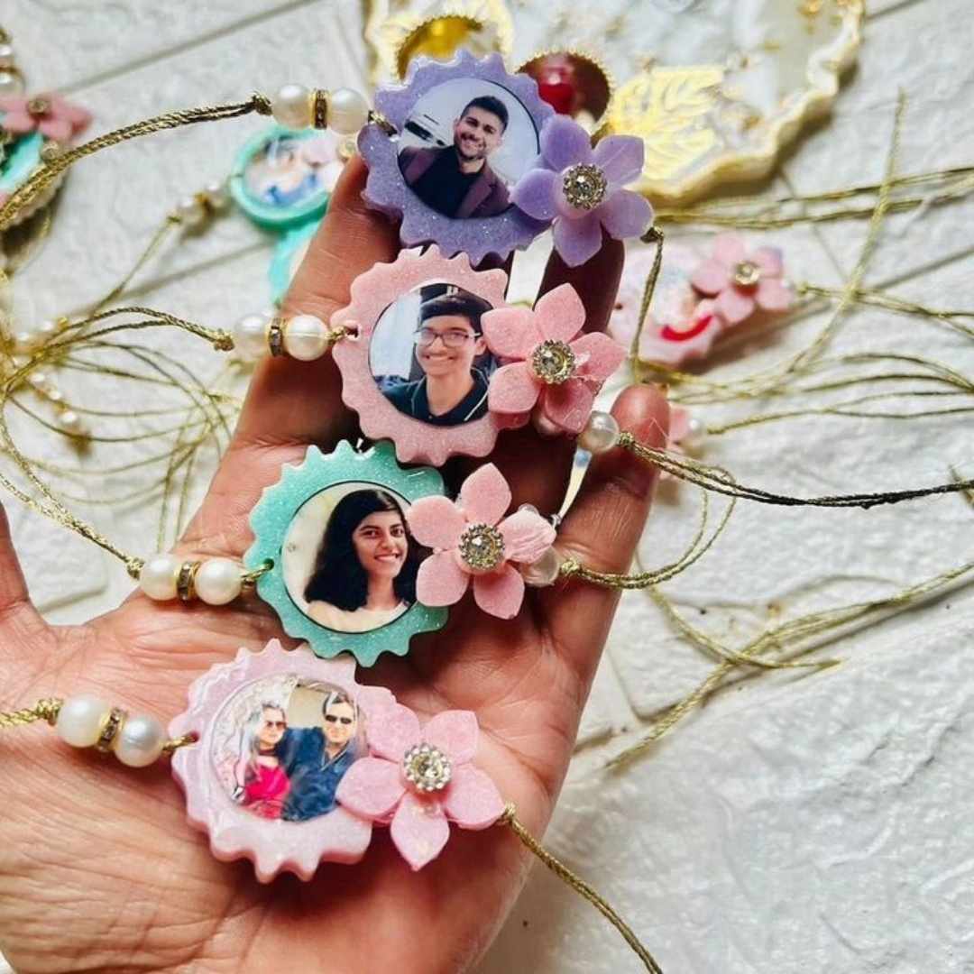 Handcrafted Flower Design Rakhi – Elegant Raksha Bandhan Gift
