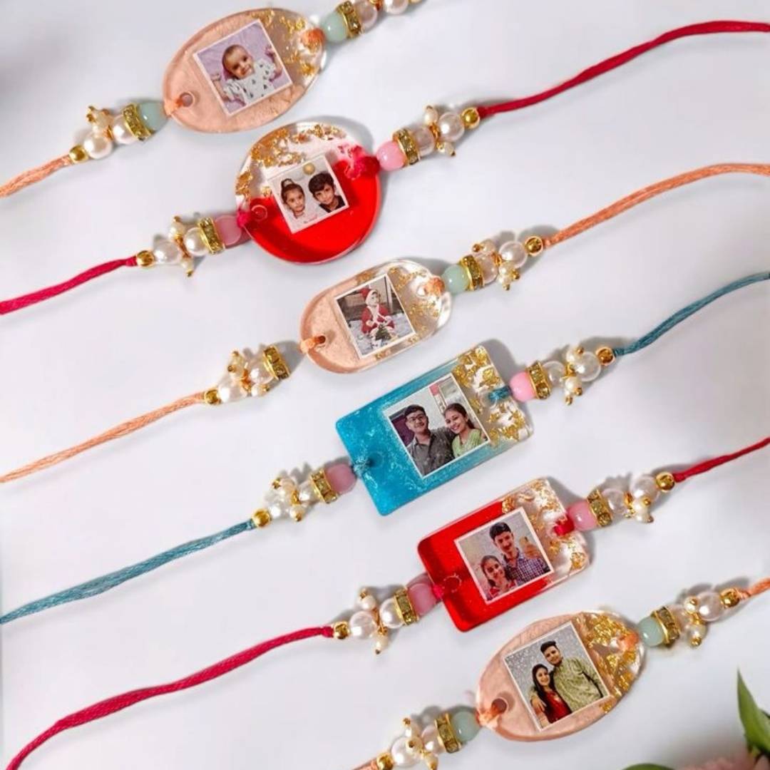 Handmade Resin Rakhi for Raksha Bandhan