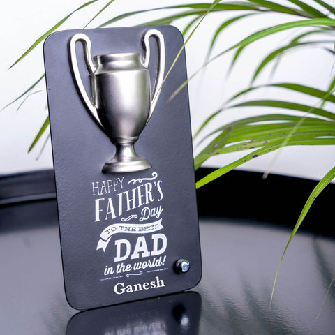 Customized Metal Trophy - Father's day special gifts - Best Gift for dad - BBD GIFTS