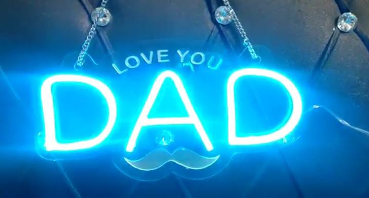 Customized neon light for Dad - Gift For Dad - Neon sign - Neon Light for Father day - Best Gift for Dad