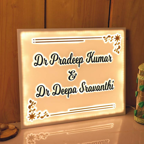 Customise LED Name Plate - BBD GIFTS