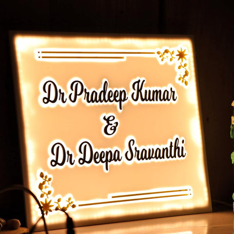 Customise LED Name Plate - BBD GIFTS