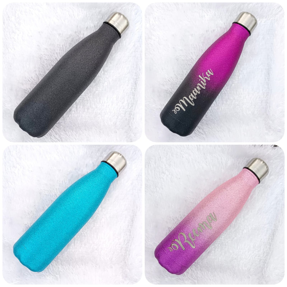 Customize Glitter Thermo Flask | Bottle | Hot flasks | Gift For kids | Gift For her | Vaccum Flask