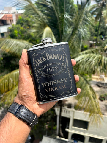 Best gift for Brother|rakhi|Customize Leather Hip Flask | Gift For Men | Gift For brother | Gift For him