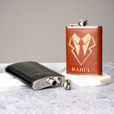 Best gift for Brother|rakhi|Customize Leather Hip Flask | Gift For Men | Gift For brother | Gift For him