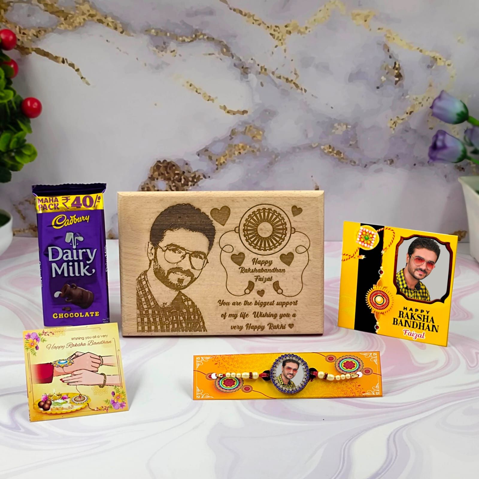 Online assorted cadbury rakhi gift for brother to Kolkata, Express Delivery  - KolkataOnlineFlorists