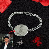 Customised rakhi bracelet | Customised rakhi bracelet | Personalized photo Rakhi | Silver plated rakhi | Name rakhi | Rakhi combo