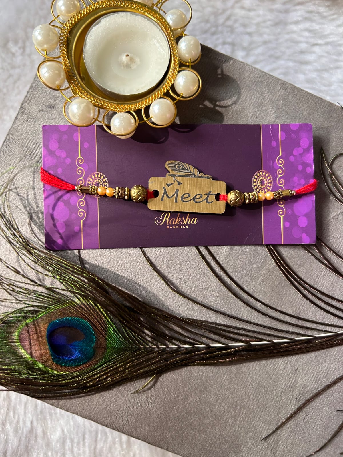 CUSTOMIZE ACRYLIC FOIL RAKHI | Personalized rakhi | Designer rakhi | custom rakhi | Acrylic rakhi | Name rakhi