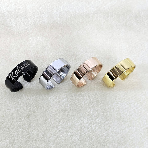 Customized Name Ring