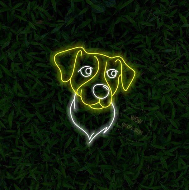 Personalized dog neon sign 