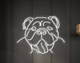 Custom Neon Sign | Personalized Neon Light Dog | Neon Sign Pet LED Signs | Wall Decor Animal Portrait | Custom Home Bedroom Decoration Neon Sign | Dog Mum Dad Puppy Gifts