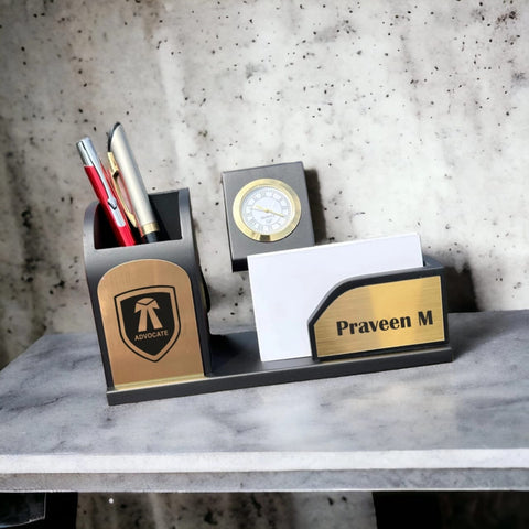 Personalized Penstand - The Perfect Gift for Advocates and Lawyers