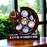 Led Table Top With Clock | Anniversary Gift | Birthday gift |