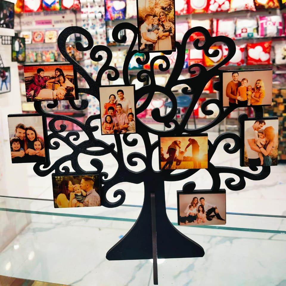 Customized Wooden Tree | Photo Tree Standy | Personalized Tree Stand ...