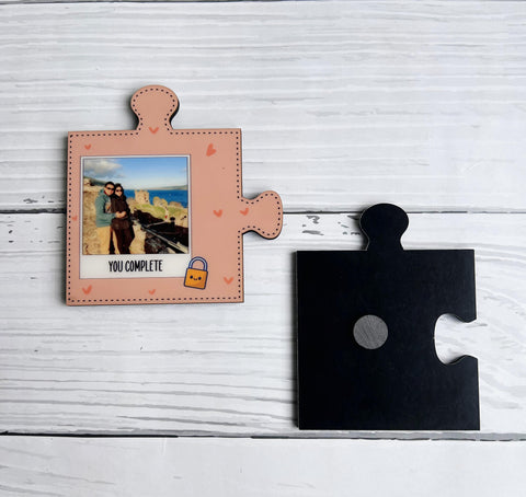 Customised Couple  Puzzle Fridge Magnets | Fridge Magnets |  Jisaw Fridge Magnet | Customized puzzle photo |