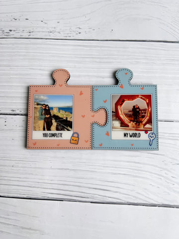 Customised Couple  Puzzle Fridge Magnets | Fridge Magnets |  Jisaw Fridge Magnet | Customized puzzle photo |