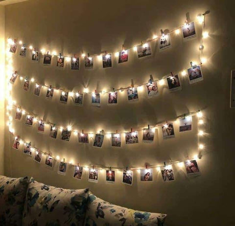 Customise Led Photo Clip lights | Personalized photo led wall decor | Hanging | Birthday Gift | Party for Home | Home decor | Romantic Anniversary gift