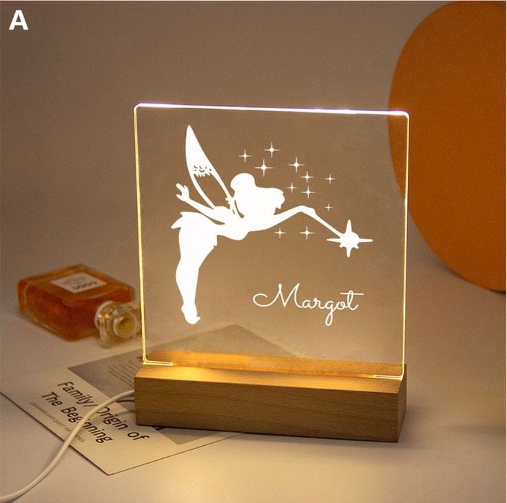 Personalized Name Night Light | Bedroom Decor | Birthday Gift | Kids Night Light Gift