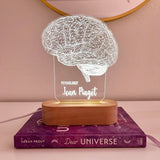 Psychologist Personalized Acrylic LED Desk Lamp |best  Brain Personalized LED Night Light