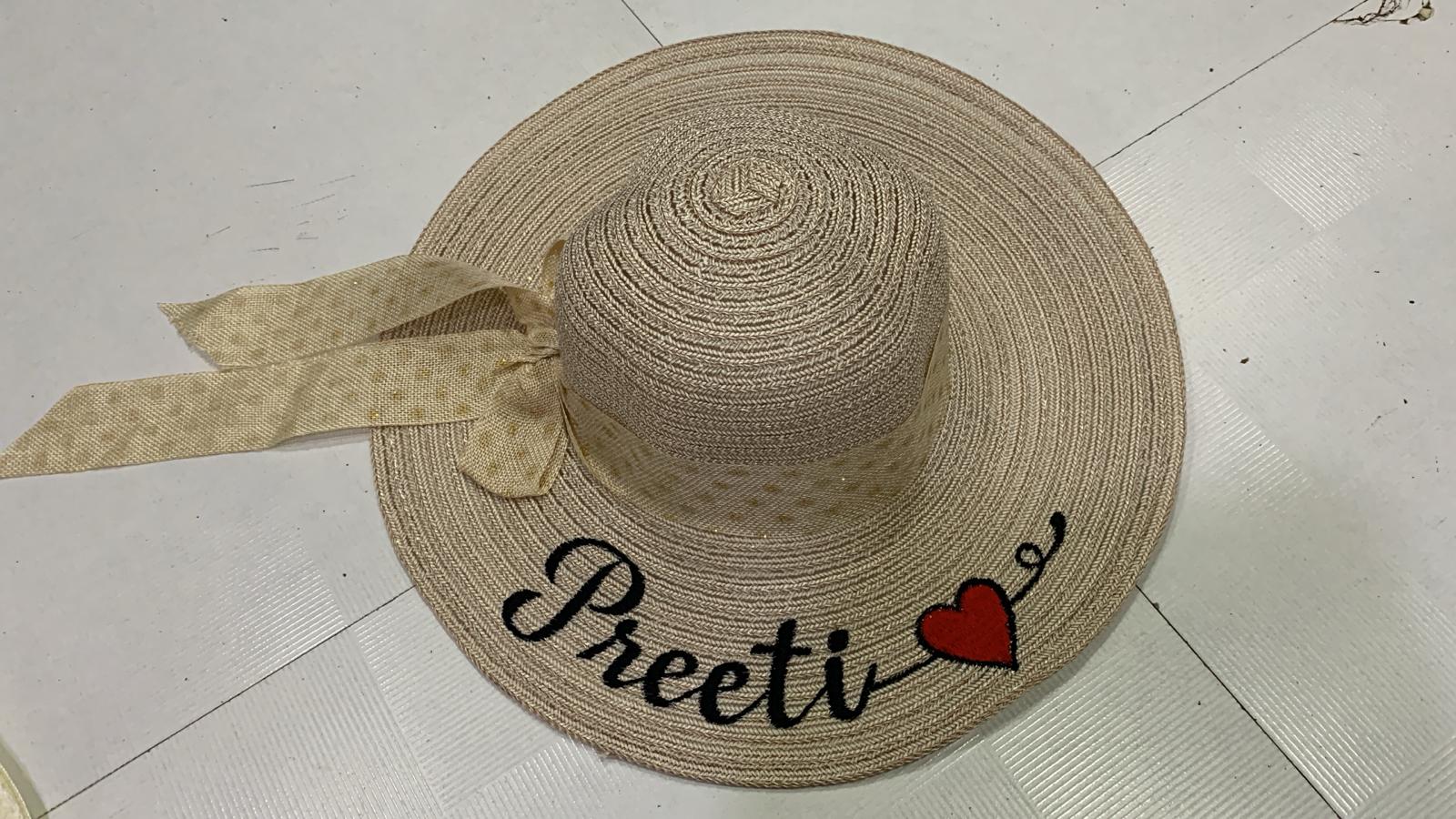 Customized Womens Beach Hats, Stylish beach hats, Custom made hats